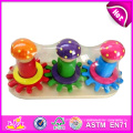 2014 nuevos niños de madera Iq Toy Popualr Cute Mini Children Iq Toy, venta caliente Colorful Baby Iq Toy de madera W13e043